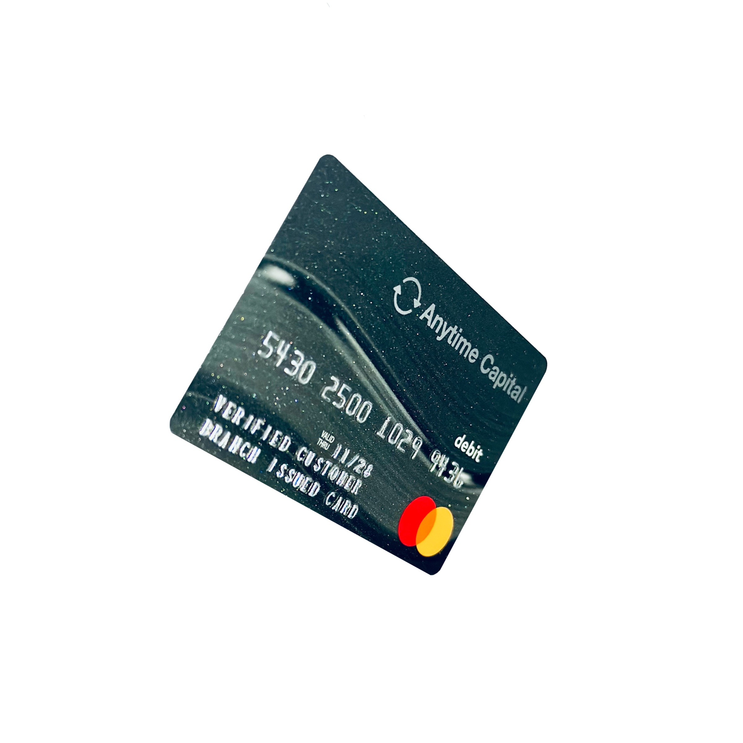 Marketing card with real purchases shown for expense management