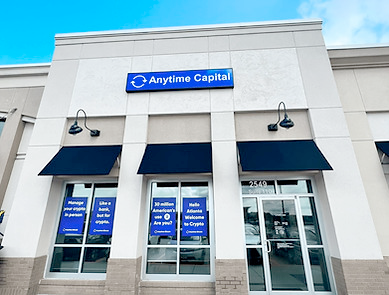 Anytime Capital branch storefront